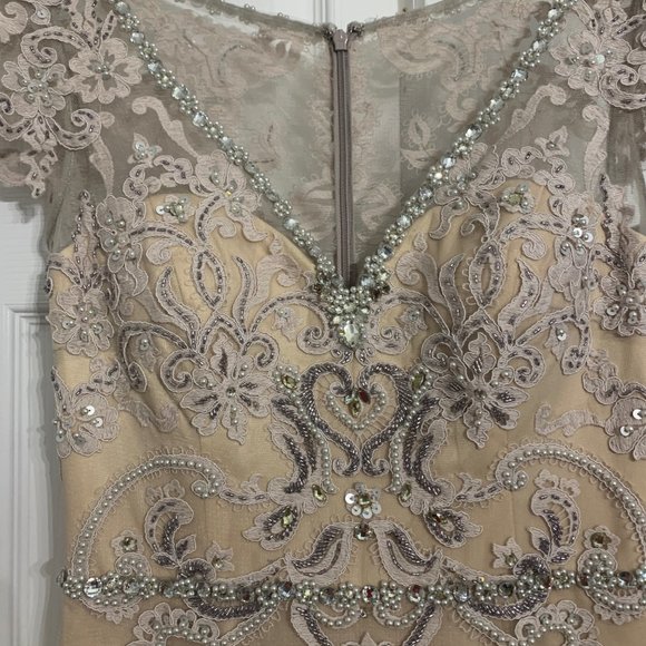 Beaded Lace Wedding/Evening Gown - Picture 8 of 8